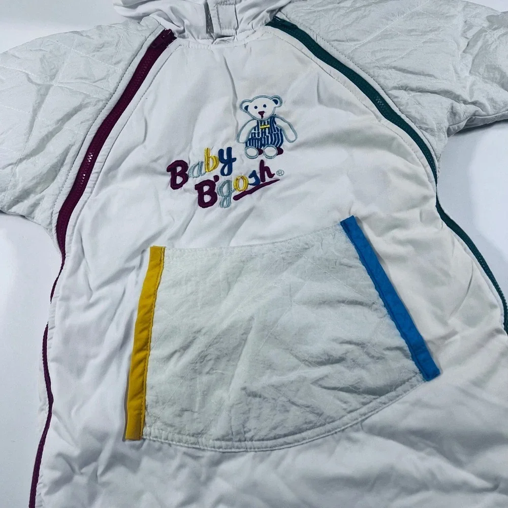 Vintage Baby‎ B'Gosh Snow Bunting 5/6 White 80s 90s Snowsuit